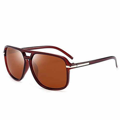 Producto B BIDEN Retro Moda Gafas de Sol Cuadradas para Hombres