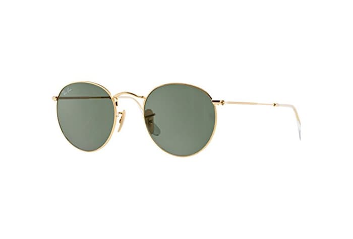 Fitness Ray-Ban Oro Verde clásico del G-15 de 50 mm redondo del metal