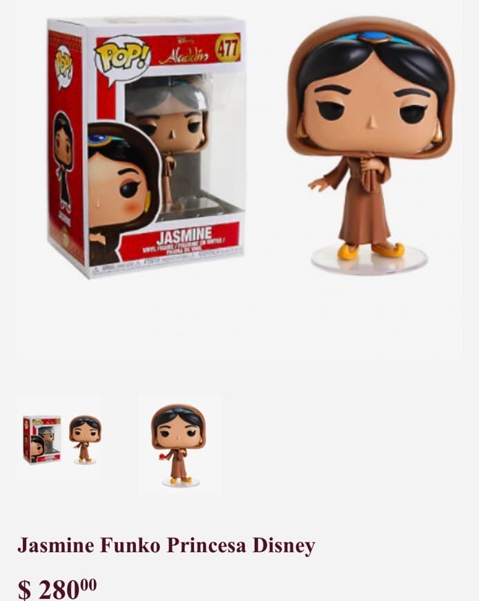 Moda Funko Pop Disney: Aladdin - Jasmine (New ... - Amazon.com