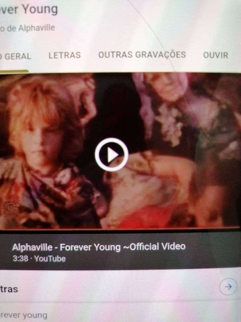 Canción Alphaville Forever Young