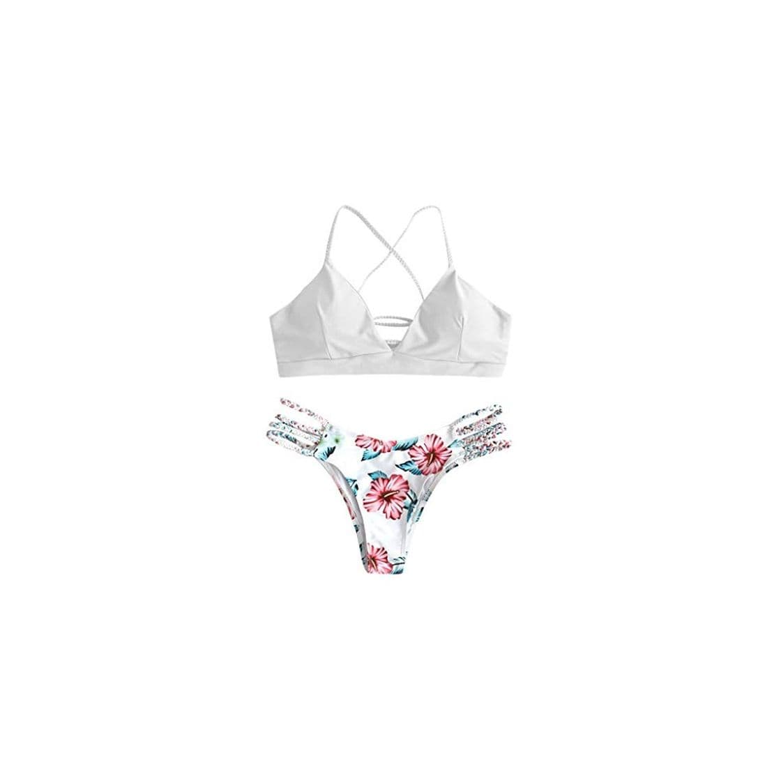 Producto riou Bikini Conjuntos de Bikinis para Mujer Push Up Mujeres Traje de BañO Estampado Bohemio Dividido BañAdores con Relleno Tops y Braguitas Mujer 2019 brasileños vikinis