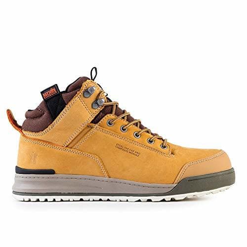 Product Scruffs Switchback Sb-P - Zapatos de seguridad para hombre, color amarillo, talla