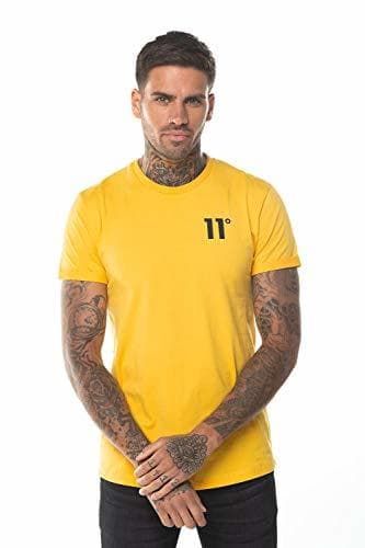 Producto 11 Degrees Camiseta Core Muscle Fit Amarillo