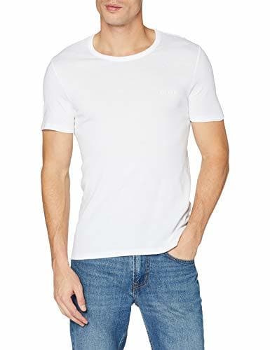 Moda BOSS T-Shirt RN Original Camiseta, Blanco