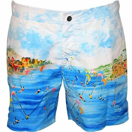 Producto Ermenegildo Zegna Lerici Seaview Print Shorts De Natación para Hombre