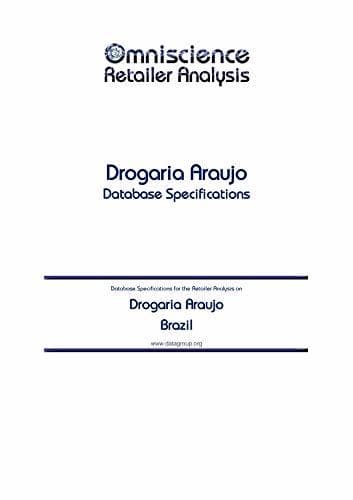 Lugar Drogaria Araujo - Brazil: Retailer Analysis Database Specifications