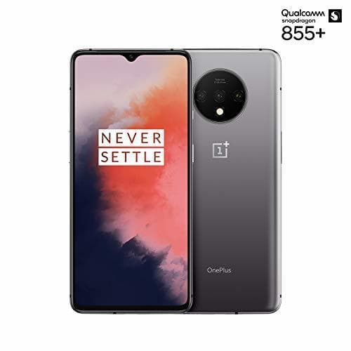 Electrónica OnePlus 7T Smartphone Frosted Silver | 6.55"/16,6 cm AMOLED Display 90Hz Power