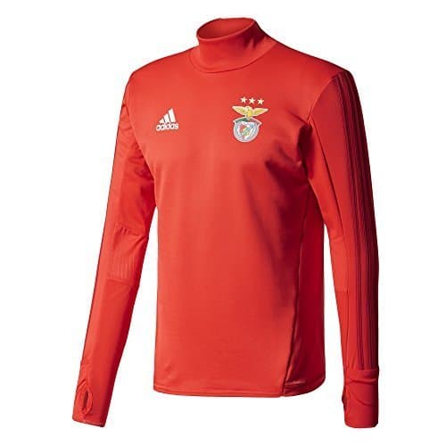 Fitness adidas SLB TRG Sudadera SL Benfica, Hombre, Rojo