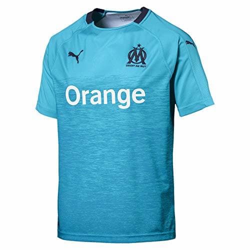 Fitness Puma Olympique de Marseille Third Shirt Original SS Maillot, Hombre, Azul