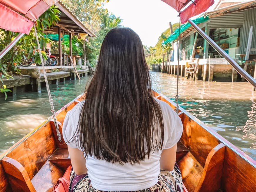 Lugar Mercado flotante Khlong Lad Mayom