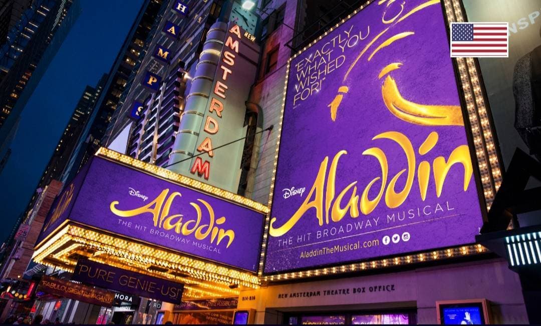 Place Musical Aladdin Broadway