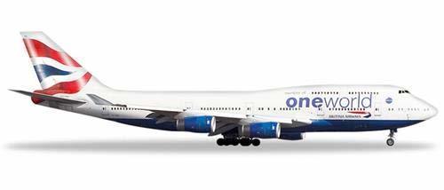 Producto Herpa 531924 British Airways Boeing 747-400 Oneworld G-CIVL