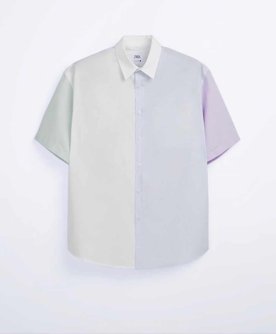 Moda Colour block shirt