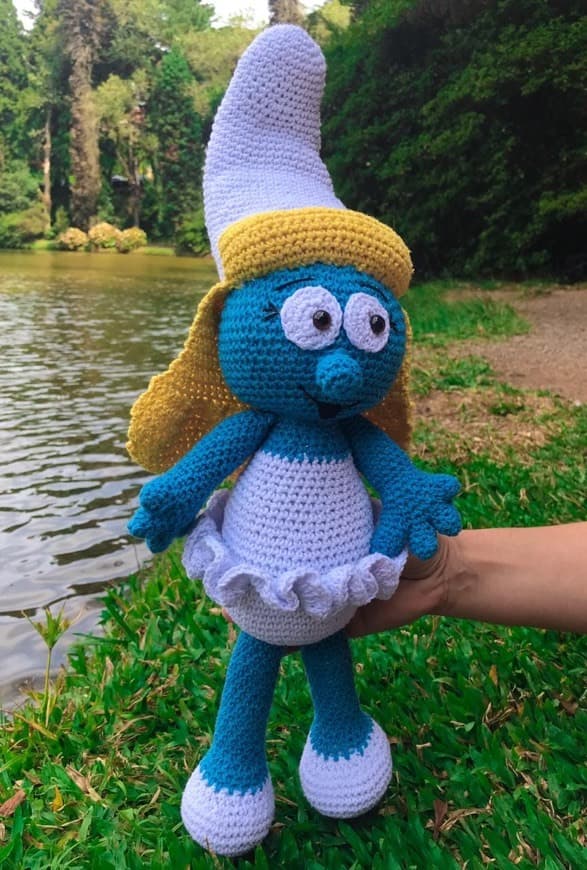 Product • smurfette amigurumi •