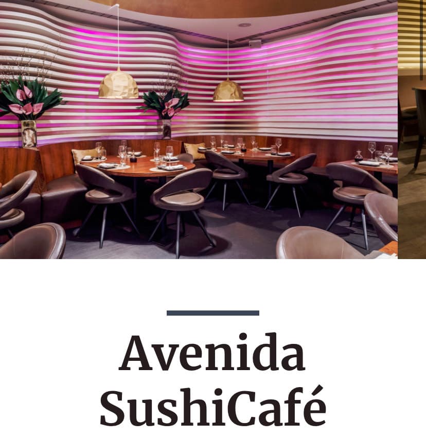 Restaurants Avenida SushiCafe