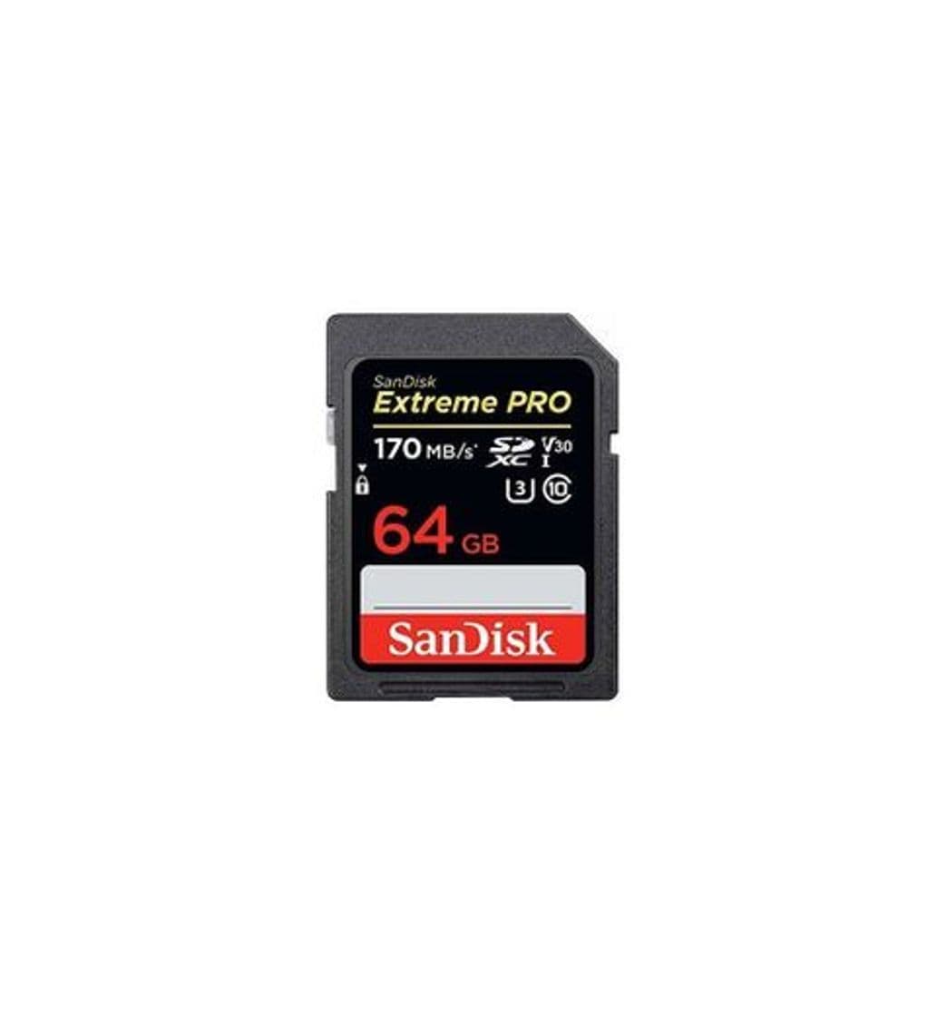 Electrónica SanDisk Extreme Pro - Tarjeta de Memoria SDXC de 64 GB