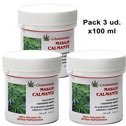 Lugar Pack de 3 Crema Calmante con aceite de cannabis