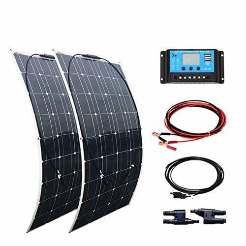 Place XINPUGUANG 200W kit de Panel Solar 2pcs 100w módulo monocristalino flexible 20A