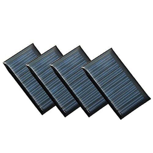 Place Juego de 4 Piezas NUZAMAS 5V 30mA 53X30mm Micro Mini Células de