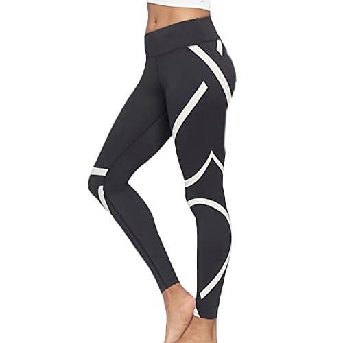 Lugar Leggings Deportivos para Mujeres Damas Niñas Malla Pantalones Capris Pantalones Medias Elásticas