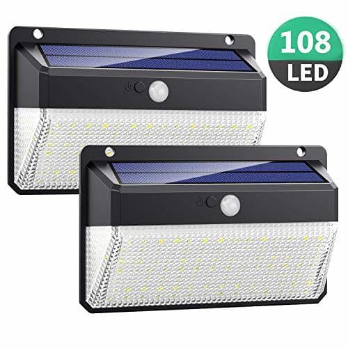 Place Luz Solar Exterior 108LED