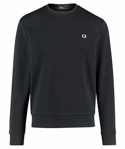 Producto Fred Perry Authentic Reverse Wreath Aplique Sweat Black-L