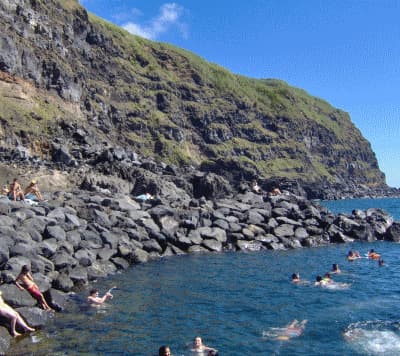 Place Ponta Da Ferraria natural swimming pool