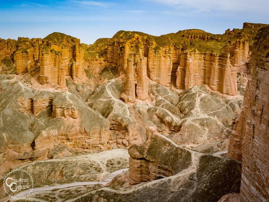 Lugar Binggou Danxia Geopark, China