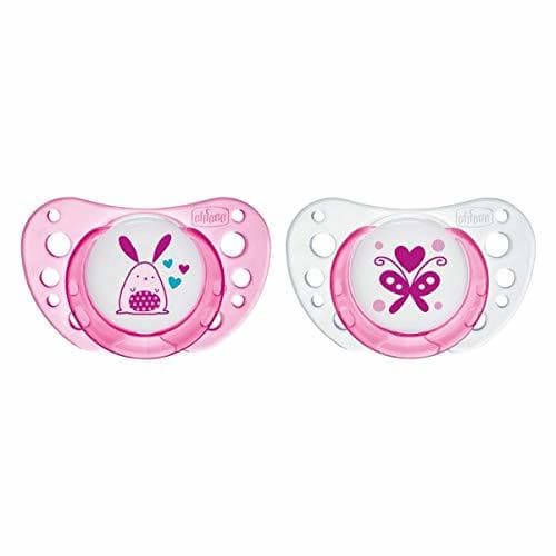 Product Chicco Physio Air - Pack de 2 chupetes de látex/caucho para 0-6