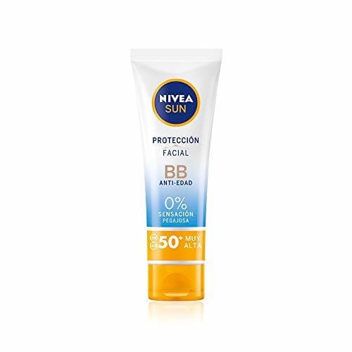 Belleza NIVEA SUN Protección Facial UV BB Anti-edad FP 50+