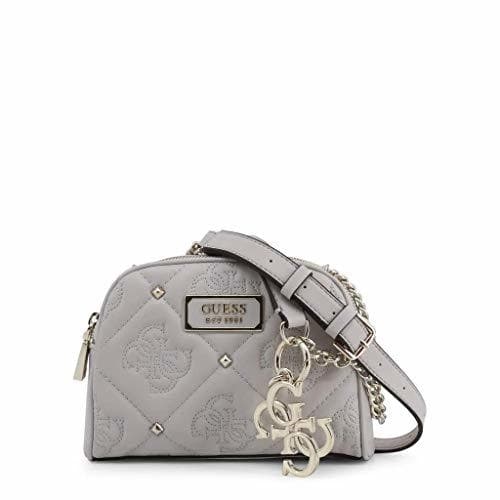 Lugar Guess Shanina Crossover Bag Quilted Women's 20Cm Grey