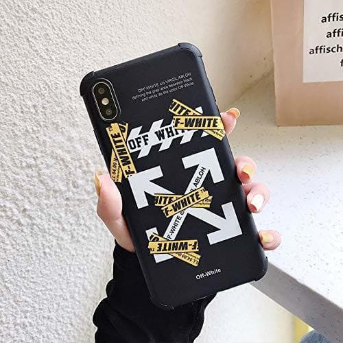 Electrónica Funda iPhone Case Speed Reduction with Personality Couple Anti-Fall Soft Phone Cover