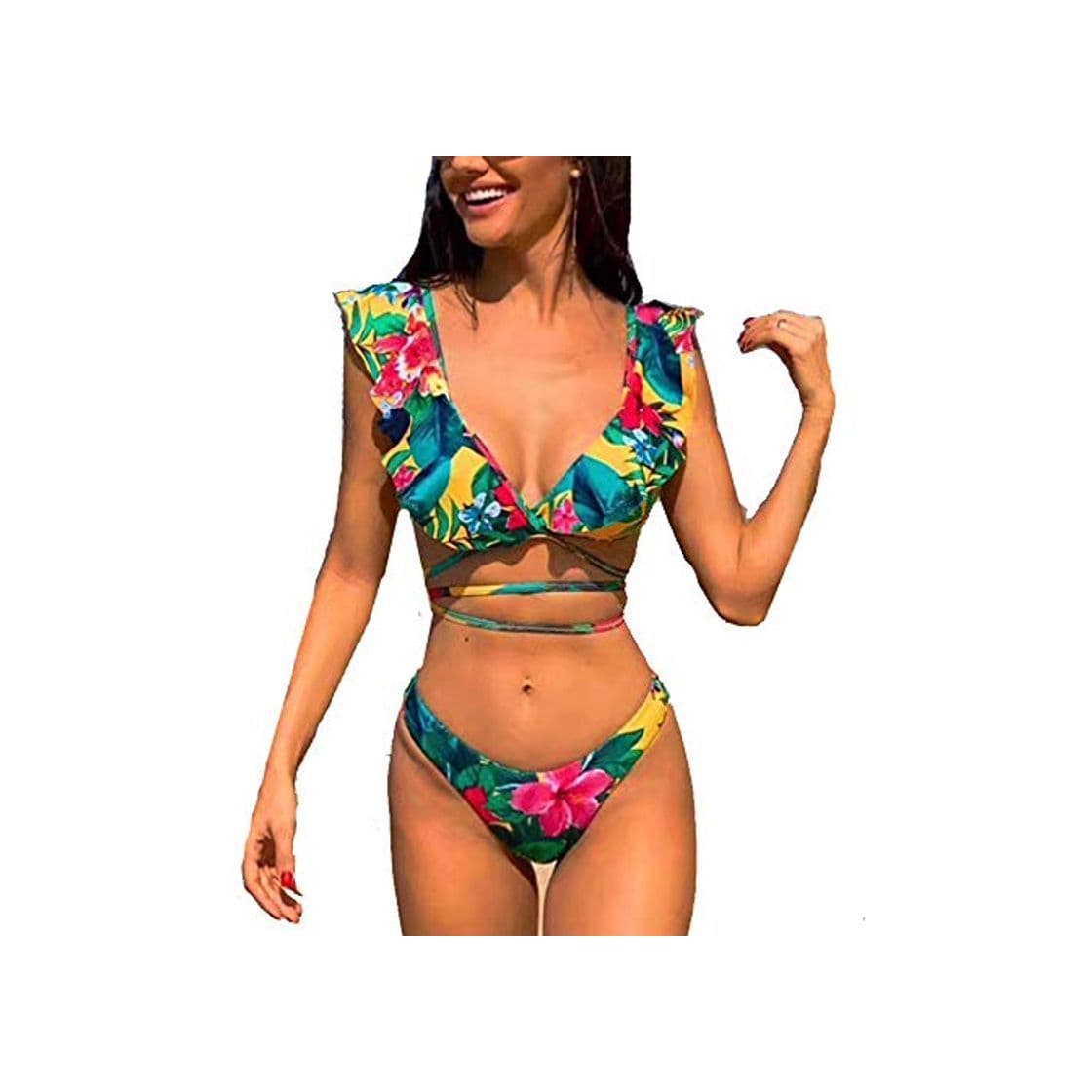 Fashion LYworld Mujer Sexy Conjunto De Bikini 2019 Verano Sexy Push Up Ropa