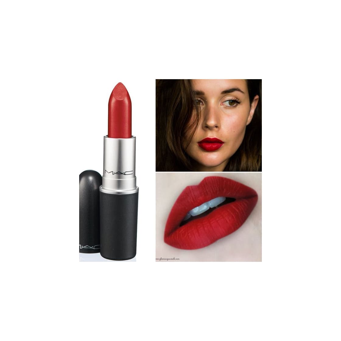 Belleza Lipstick Ruby Woo, de  MAC