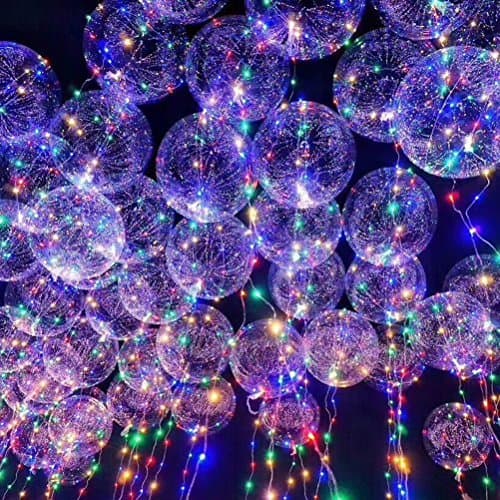 Product LEDMOMO Globos LED de fiesta ligera, globos de luz de 18 pulgadas