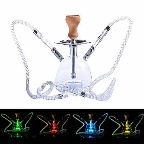 Belleza Cachimba premium con forma triangular - Kit con cazoleta, mangera y pinzas