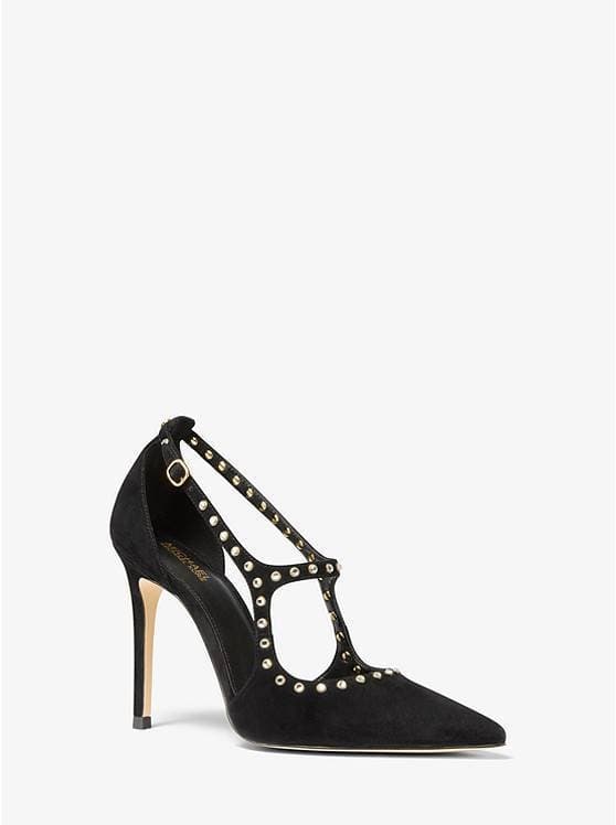 Moda Ava Studded Suede Pump

