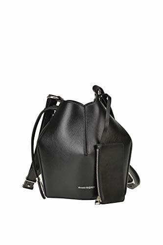 Product Alexander Mcqueen Leather Bucket Bag Woman Black Unica INT.