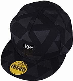 Producto Rock Punk snapback-jltph Pyramid de plástico Studs Bling plano hip hop gorra