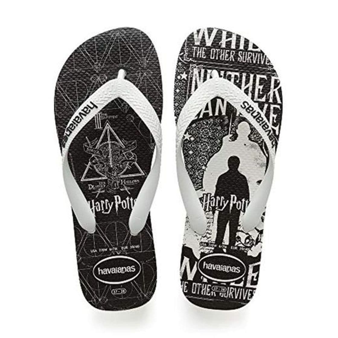 Moda Havaianas Top Harry Potter Chancletas Mujer Blanco 3536