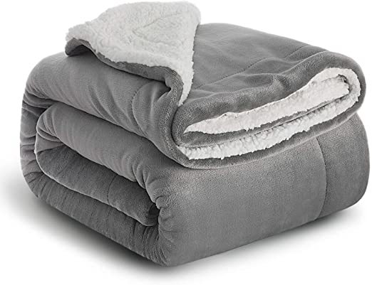 Producto Bedsure Manta Reversible de Franela/Sherpa 150x200cm