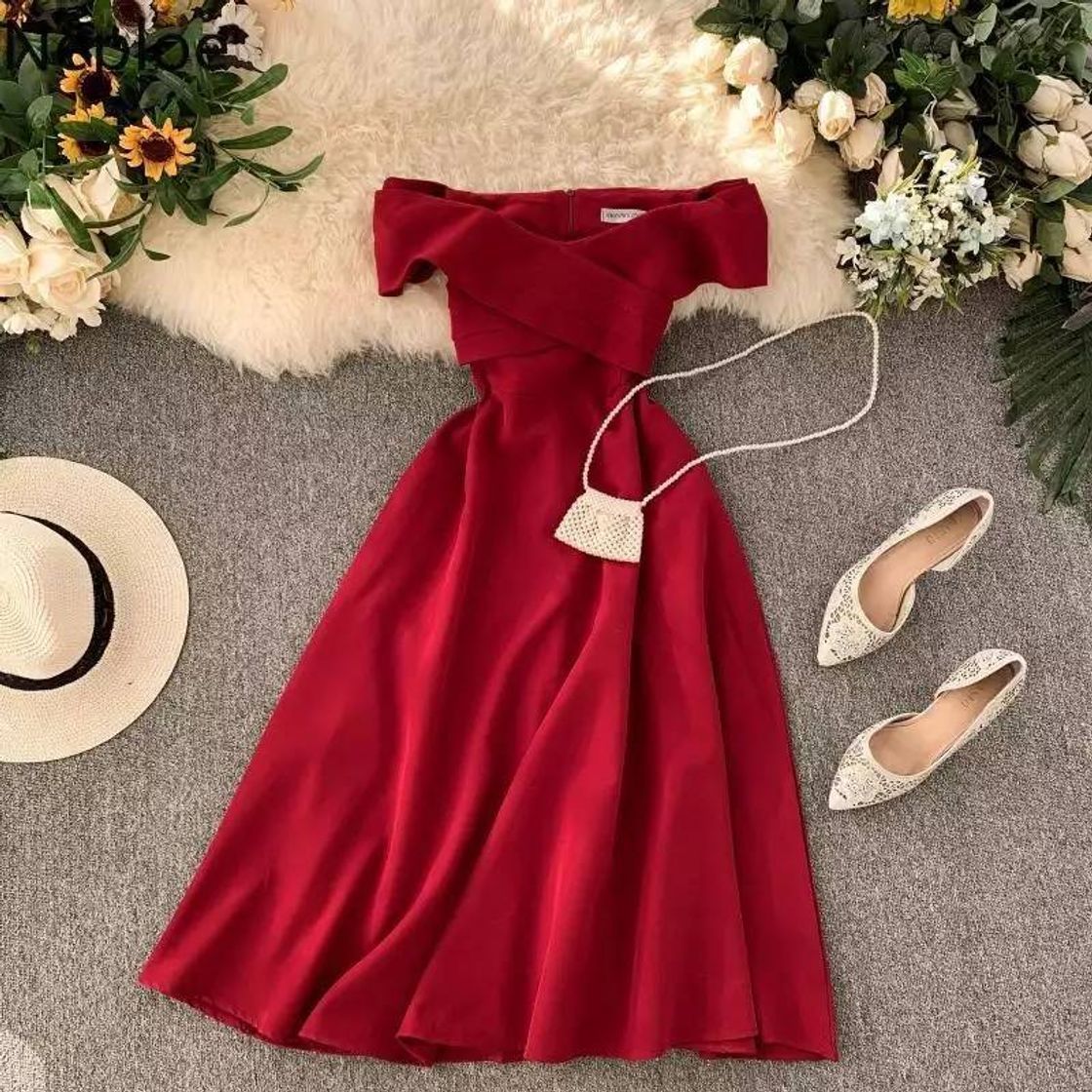 Moda Vestido rojo