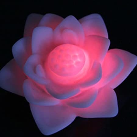 Place xiegons0 Romántica luz de Flor de Loto LED con 7 Colores cambiantes