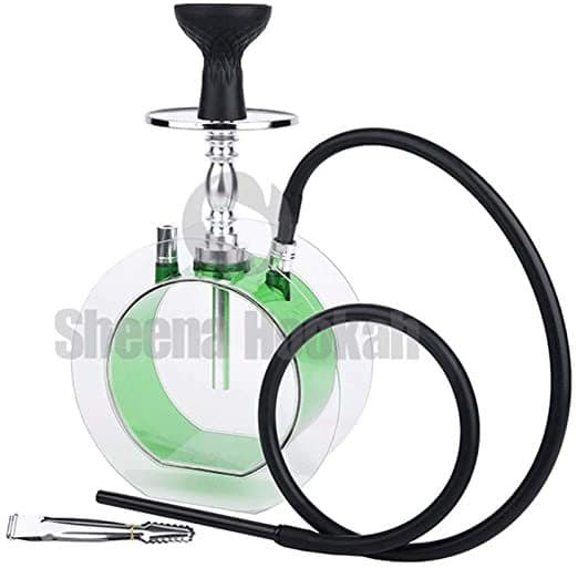 Lugar HOOKHA® Cachimba Set plástico acrílico Hookah Shisha Set Solo Tubo Gran Narguile