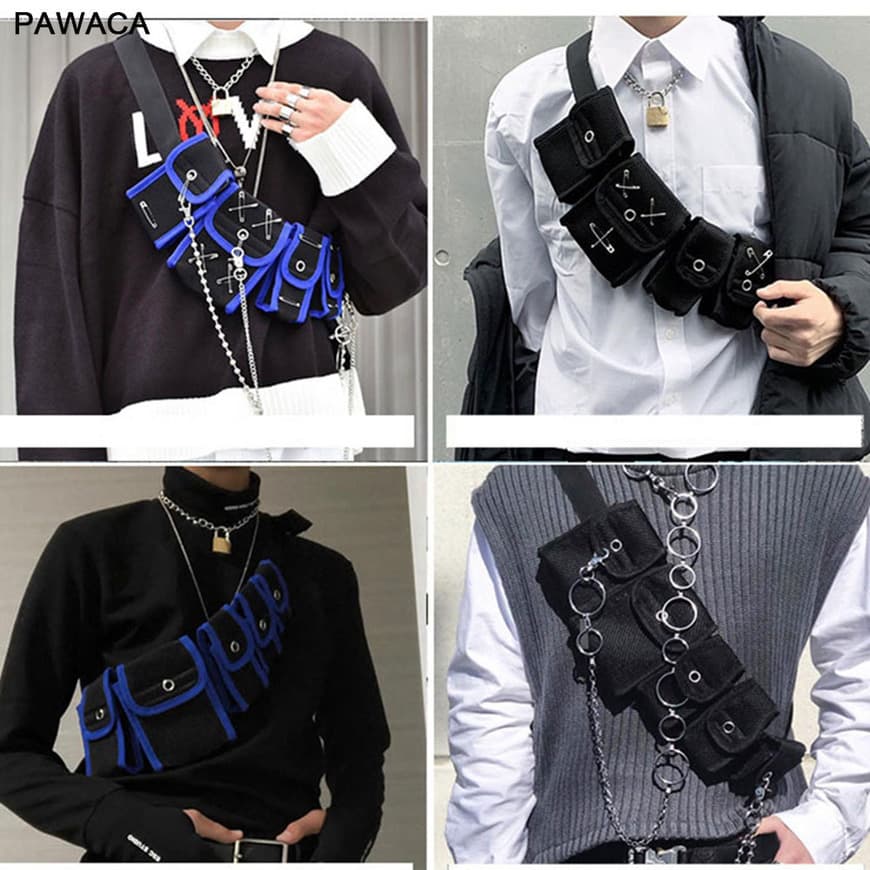 Product Forart Men Women Fashion Chest Front Bag Hip Hop Streetwear Functional Waist