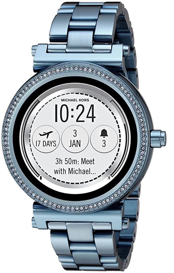 Moda Michael Kors Reloj Analógico-Digital para Mujer Correa en Acero Inoxidable MKT5063