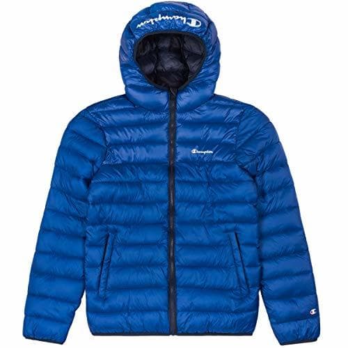 Producto Champion Men Winter Jacket Hooded Jacket 213543, Größe:XL, Farbe:Blau