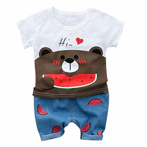 Producto K-youth Conjuntos Bebé Niño, 2PC/Conjunto Ropa Bebe Unisex Ropa Bebe Recien Nacido