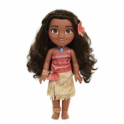 Producto Glop Games- Princesa Disney, muñeca Vaiana Detalle. Fíjate en su Pelo, Vestido,