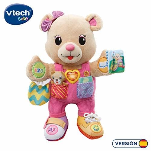 Producto VTech-80-194522 Oso de Tela Interactivo, Color Rosa